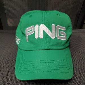 PING G30 Golf Hat Green Adjustable Clasp Mr PING JA 2800